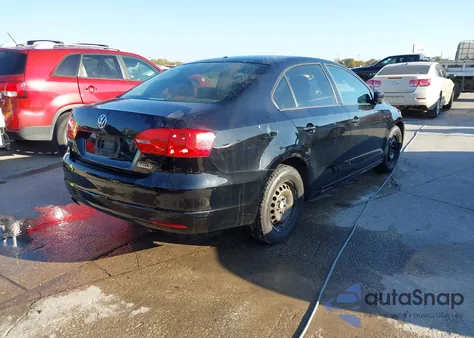 2014 Volkswagen Jetta 2.0L S из США, поврежденный, VIN 3VW2K7AJ2EM435400